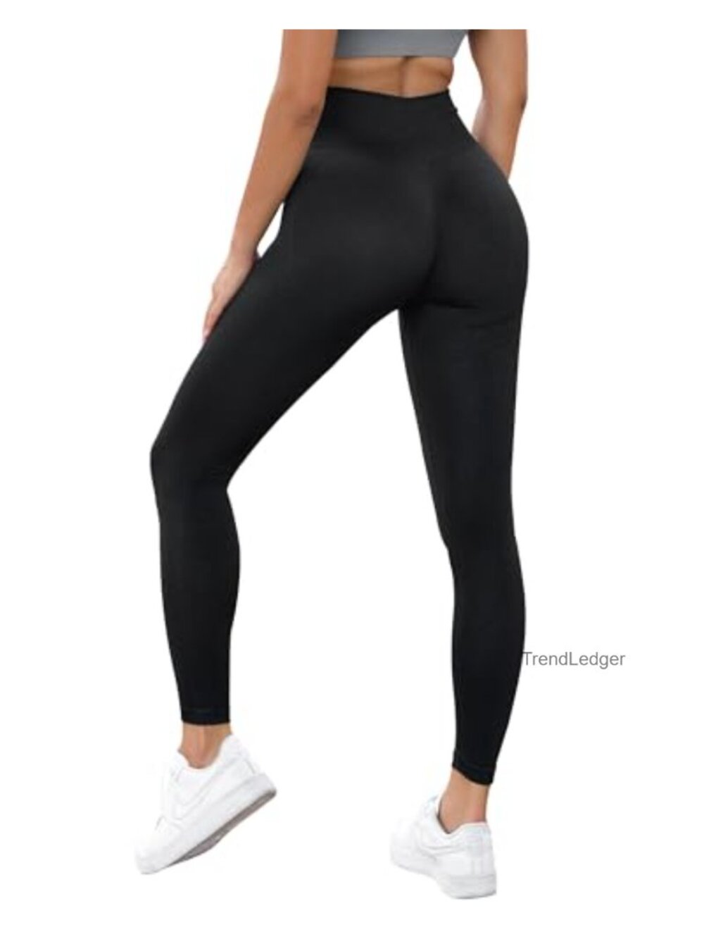 High Waisted Seamless Sculpting Leggings No Front Seam Tummy Control Workout